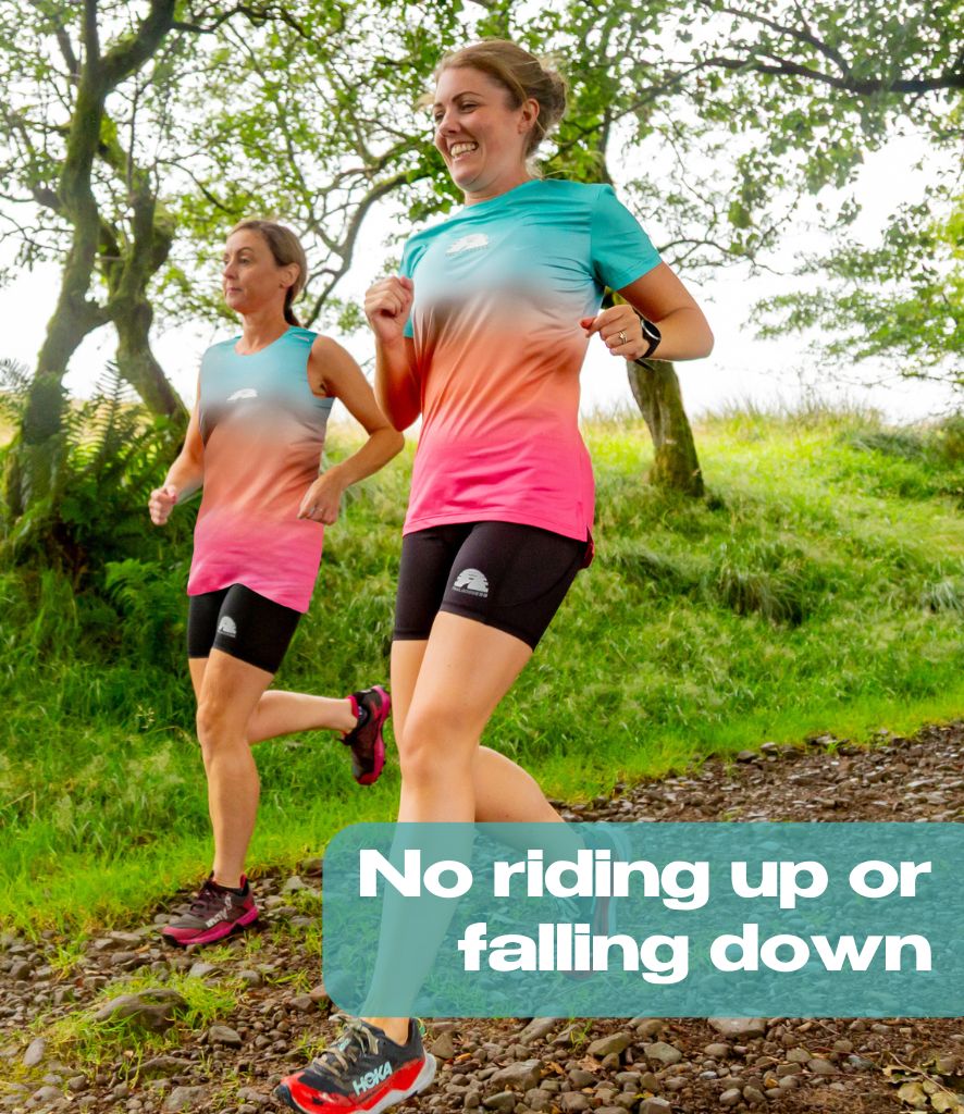 Atalanta running shorts navy blue colorway - alternative color option for women's trail shorts