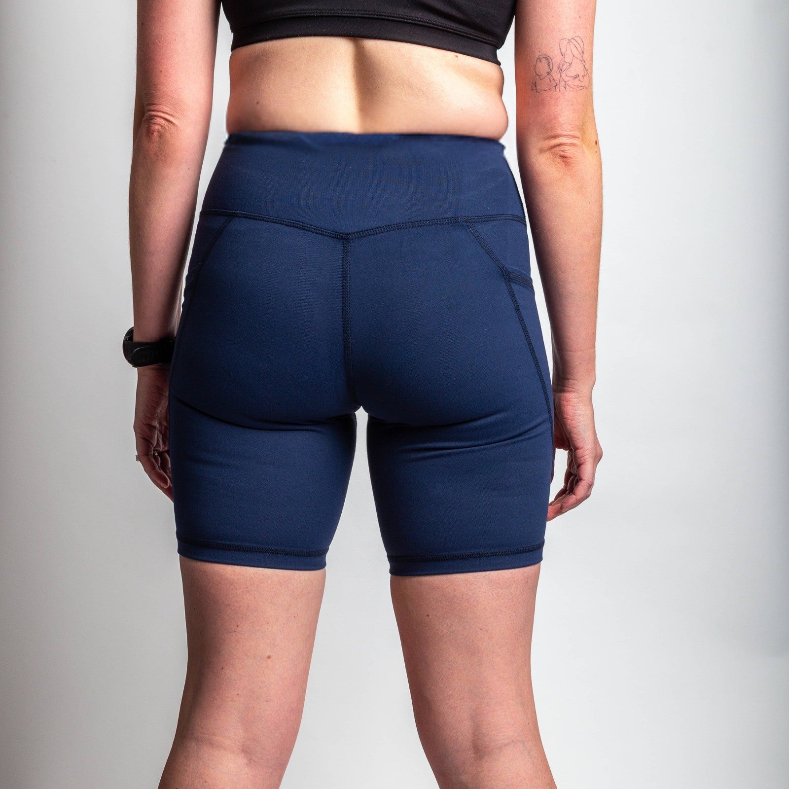 Atalanta Midnight Black Running Shorts 7"