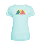 Trail Goddess Aqua Blue Cool T-shirt