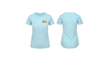 Trail Goddess Aqua Blue Cool T-shirt